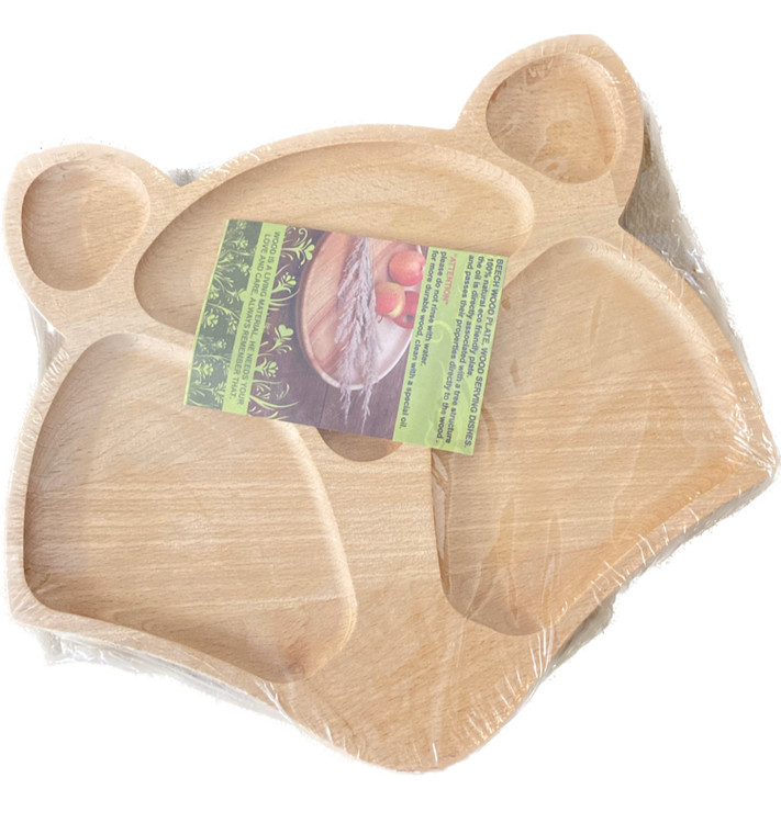 عکس اصلی از ظرف چوبی بدون ادیت