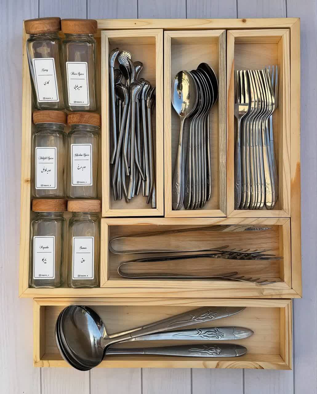 جا ادویه چوبی