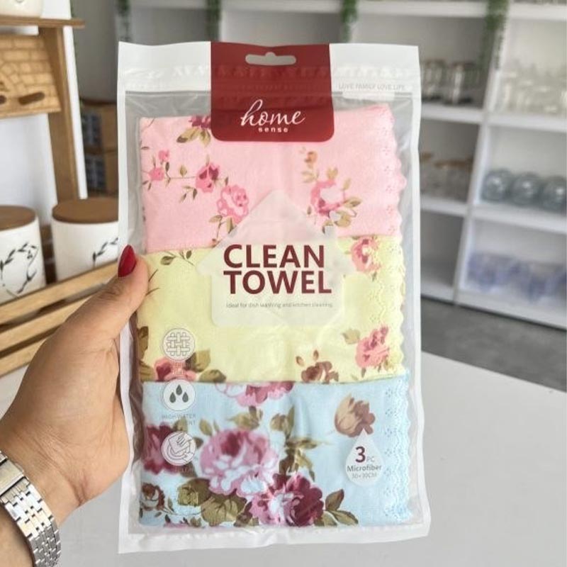 پک دستمال سه عددی آنجل clean towel